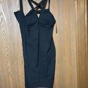 Elegant Black pentagram dress